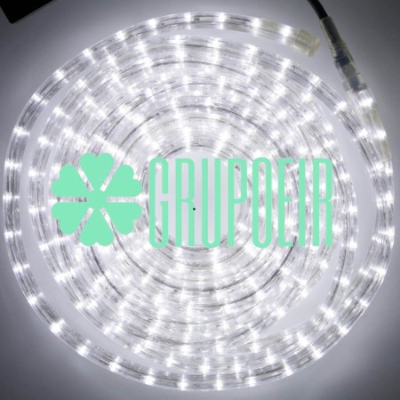 Manguera Led Blanca 10 Metros Gel Exterior Navideña Luces De Navidad
