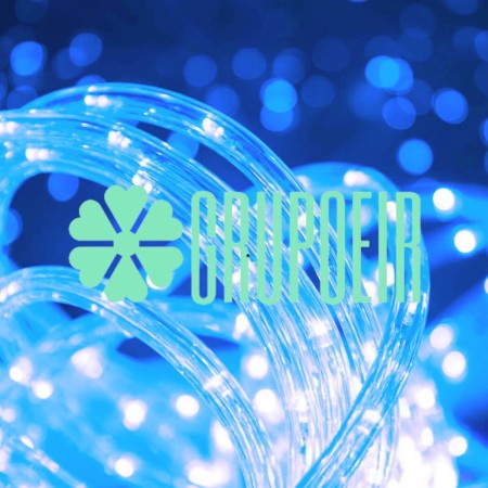 Manguera Led Azul 10 Metros Gel Exterior Navideña Luces De Navidad Megica