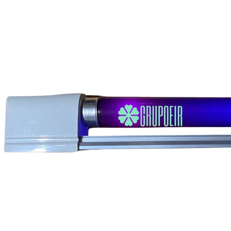 Lámpara Luz Negra Con Filtro Uva Ultravioleta F15T8BLB 15W Luminaria Regleta