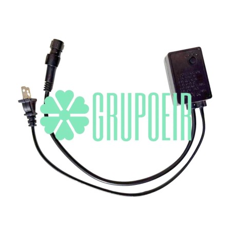 Conector Enchufe Control 3 Hilos Pines Vias Para Manguera Led Redonda