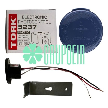 Fotocelda Tork 5237 Multivoltaje 105V 130V 220V 240V 277V 305V Alumbrado