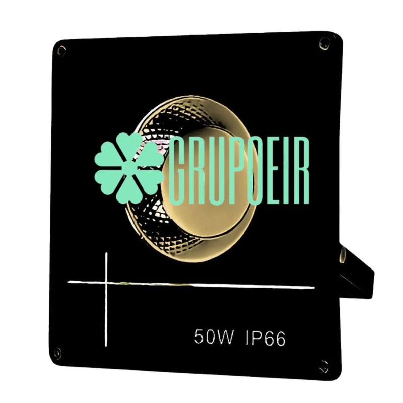 Reflector 50W Led Cob Calido Exterior Fachada Jardin Terraza Hotel Restaurante
