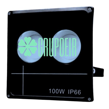 Reflector Cob 100W Led Blanco Luz Blanca Exterior Fachada Hospital Edificio