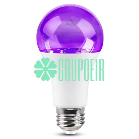 Foco Led Luz Negra Ultravioleta Uva Evento Fiesta Halloween 18W A19 E27
