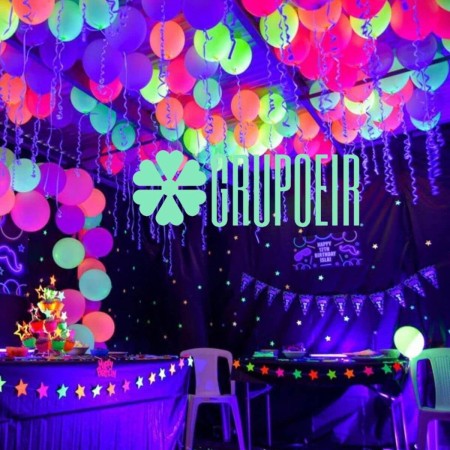Reflector Luz Negra 30W Led Ultravioleta Uva Exterior Evento Fiesta Salon