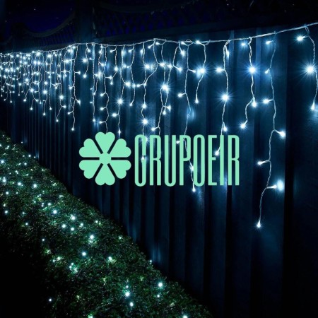Cascada Led 20 Mts Blanco Recepcion Sala Hoteles Restaurantes Agencias