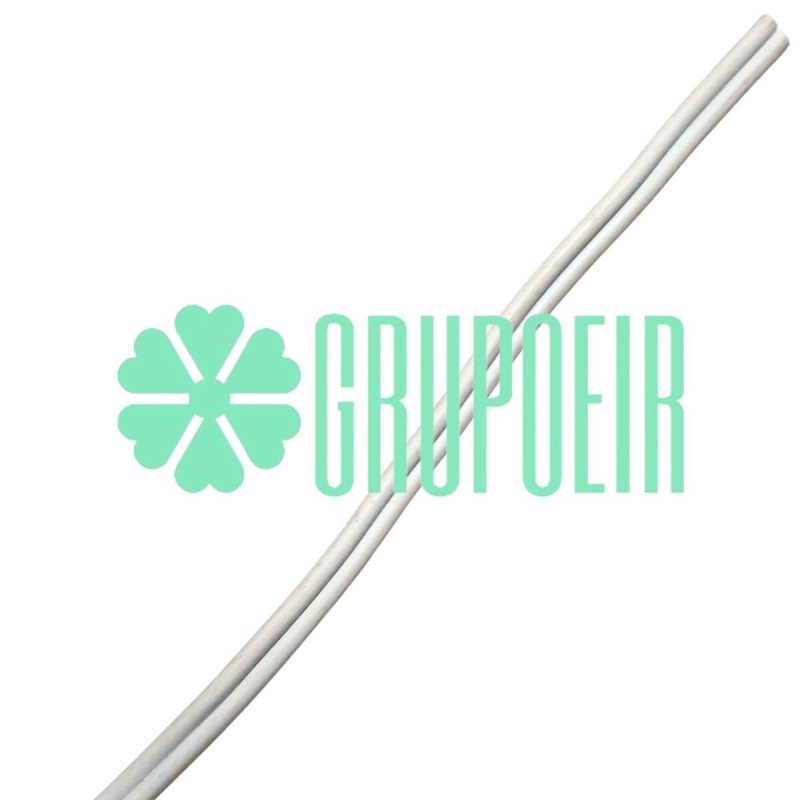 Cable Plano 2x18 Blanco Electrico Para Lamparas Luminarias Extensiones 