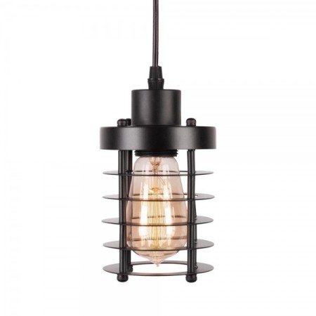 Lampara Vintage Industrial Colgante Jaula Grid Edison Retro