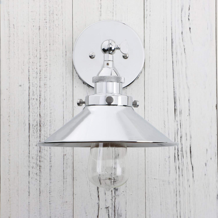 Lampara Industrial Vintage Classic Wall Silver