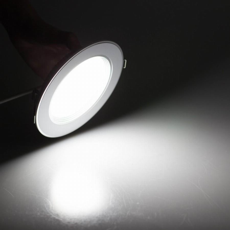 Lampara Plafon Empotrar Sobreponer Led Panel Downlight 12w