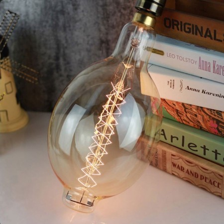 Foco Edison Vintage Gigante Filamento Retro XL Oversized Colosseum 40W