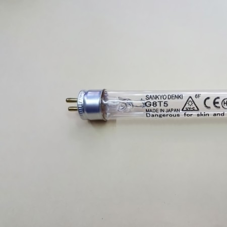 Tubo Germicida Ultravioleta Desinfección UVC G8T5 8W Sankyo Denki