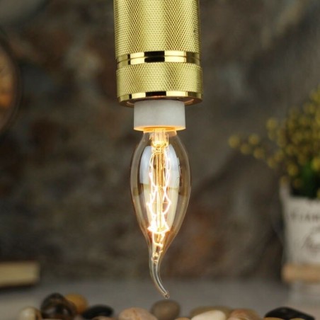 Foco Edison Vintage Candiles Candelabros Luz Cálida Vela Retro 40W E14