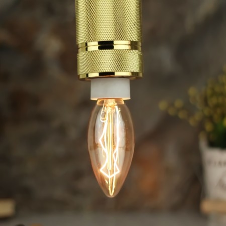 Foco Edison Vintage Candiles Candelabros Luz Cálida Vela Clásico 40W