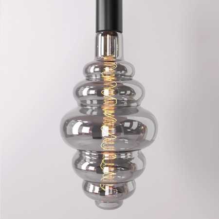 Foco Gigante XL Decorativo Cromado Edison LED Oversized Titanium Paris