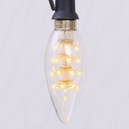 Foco LED Edison Vintage Luces Decorativas Luz Cálida Vela Fairy 4W