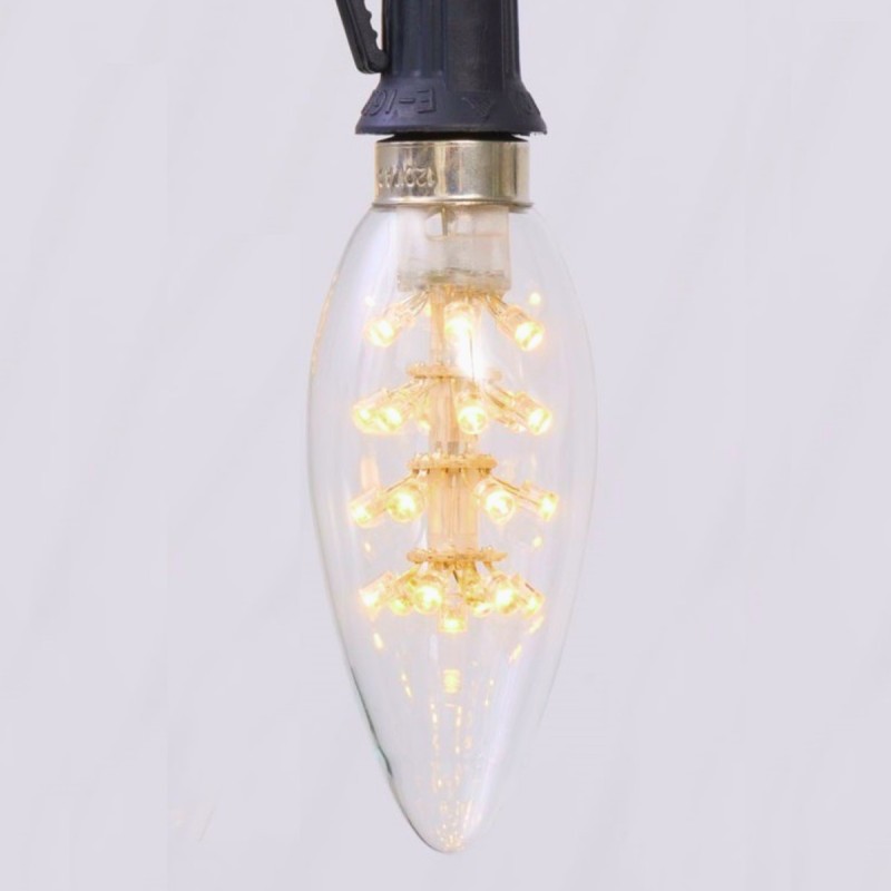 Foco LED Edison Vintage Luces Decorativas Luz Cálida Vela Fairy 4W