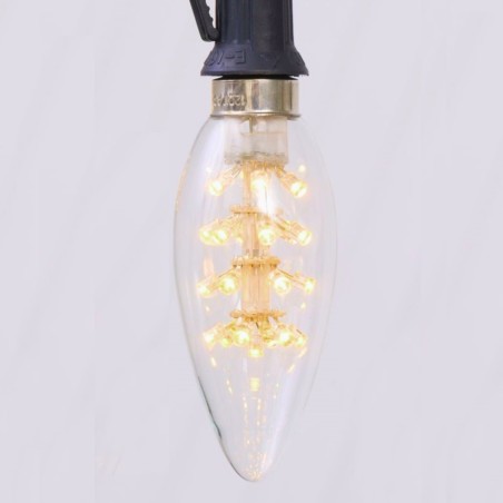 Foco LED Edison Vintage Luces Decorativas Luz Cálida Vela Fairy 4W