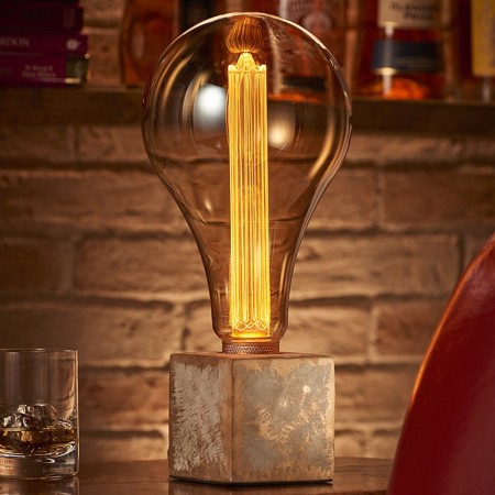 Foco Gigante Decorativo XL Edison LED Filamento Oversized Teardrop Glow