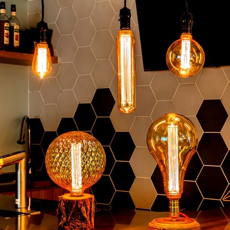 Foco Gigante Decorativo XL Edison LED Filamento Oversized Radiance Glow