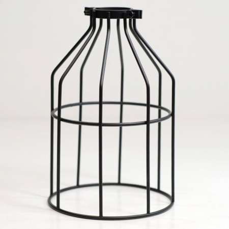 Jaula Vintage Decoración Diseño Lámparas Retro Edison Birdcage Negro