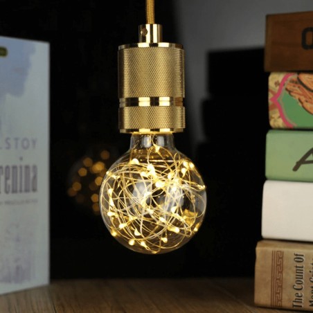 Foco LED Edison Vintage Luces de Hada Blanco Cálido Bombilla Starry 4W