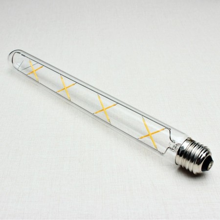 Foco LED Edison Vintage Tubo Salchicha Retro Luz Cálida Tube Wide 8W