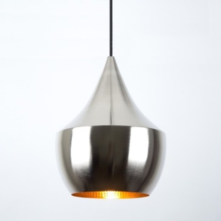 Lampara Tom Dixon Beat Silver Fat Plateada Decoracion Minimalista Moderna