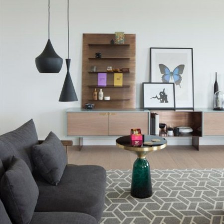 Candelabro Beat Black 2 Luces | Grupo EIR