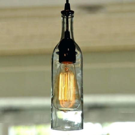 Lámpara Colgante Botella Edison Moderna Retro Sala Comedor Doble Altura