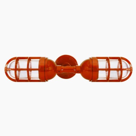 Bunker Sconce 2 Focos Naranja | Grupo EIR