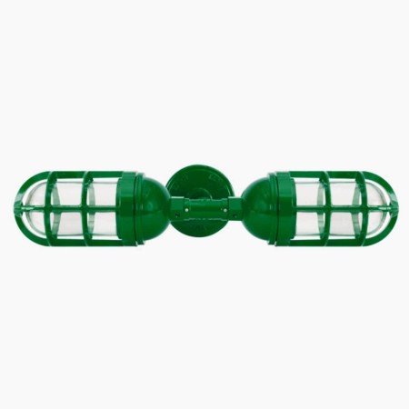 Bunker Sconce 2 Focos Verde | Grupo EIR