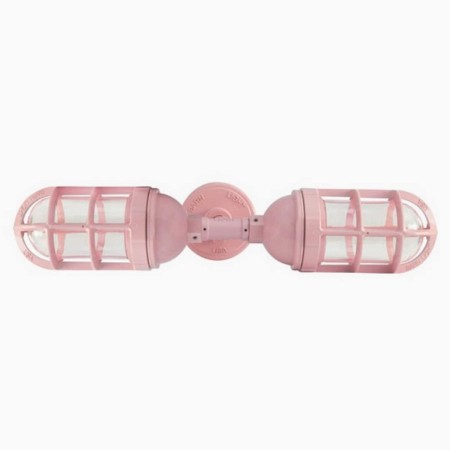 Bunker Sconce 2 Focos Rosa | Grupo EIR