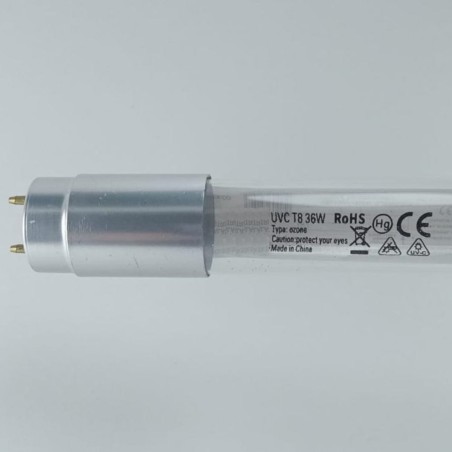 Tubo Germicida 1.20 Mts 120 Cms G36T8 UVC T8 36W 2 Pines Reemplazo