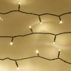 Luces Led Series Interconectables Cálido Luz Fija Cable Verde 5 Mts