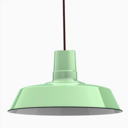 Lámpara Vintage Industrial Colgante Edison Retro Warehouse 30 Cms Menta