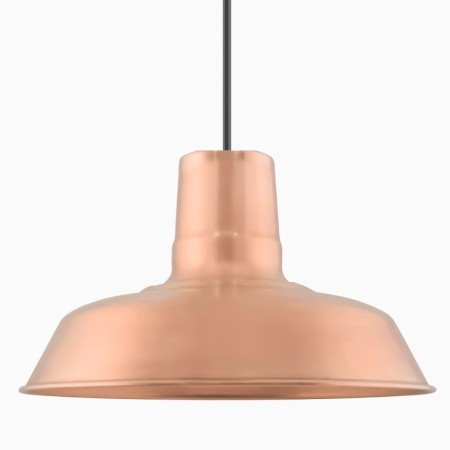 Lámpara Vintage Industrial Colgante Edison Warehouse 30 Cms Cobre Oro Rosa