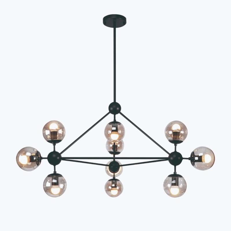 Candelabro 10 Esferas Negro | Grupo EIR