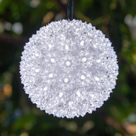 Esfera Floral Blanca 15 Cms | Grupo EIR