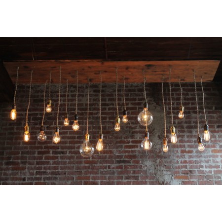Candelabro Lampara Vintage Industrial Racimo 18 Focos Edison