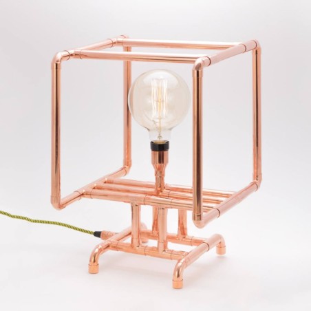 Lampara Cobre Cubica | Grupo EIR