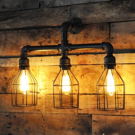 Lampara Tuberia Birdcage Triple | Grupo EIR