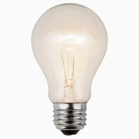 Foco Incandescente 25W A19 E27 Claro Luz Cálida Vintage Decoración