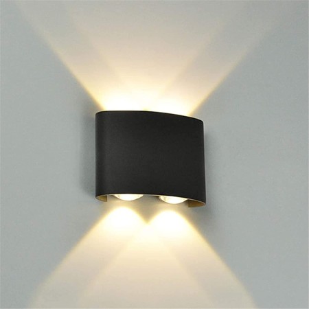 Lámpara Para Exterior Luminaria Decorativa Arbotante Moderna 4 Leds 8W