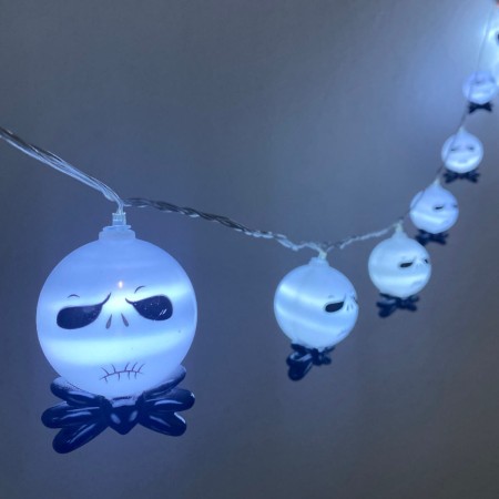 Serie Jack Skellington Luces Decorativas Halloween Día de Muertos 4 Mts