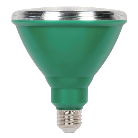 Foco Led Par 38 Verde Color Exterior Fiestas Patrias Navidad 6W E27 E26