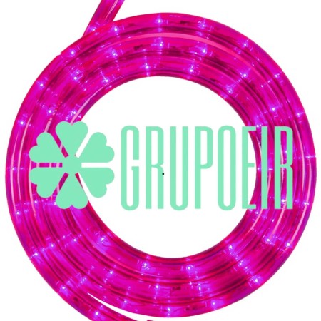 Manguera Led Rosa 10 Metros Color Exterior Navidad Magica Parpadeante