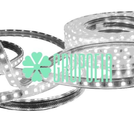 Manguera Led 5050 Blanco Frio 25 Metros Smd Exterior Flexible Plana
