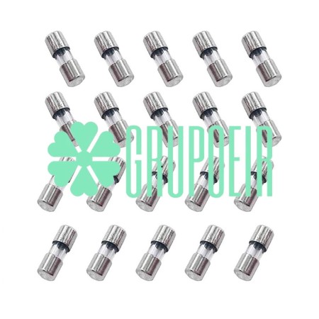 Fusibles Para Series Luces Navideñas Repuesto 110V 1120V 127V 3A 20 Pzas