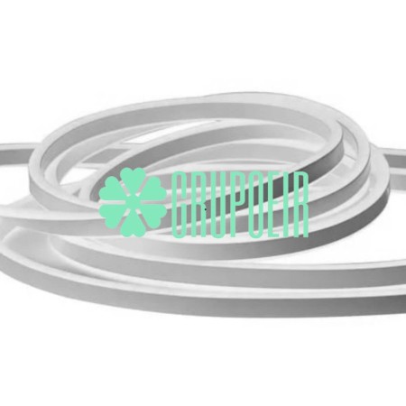 Manguera Neón 10 Metros Blanco Doble Luz Exterior Decorativa Flexible
